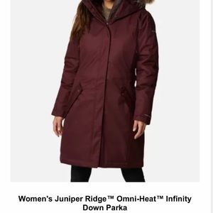NWT Columbia Sportswear Women's Juniper Ridge™ Down Parka